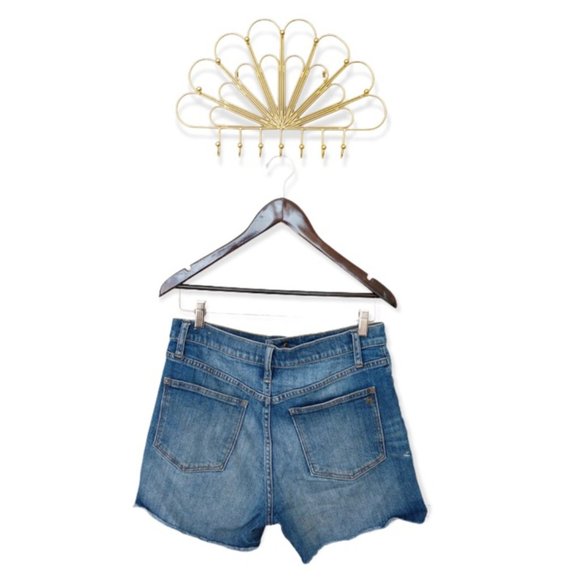 Madewell High-Rise Denim Shorts in Glenoaks Wash: Cutoff Edition - Picture 2 of 5